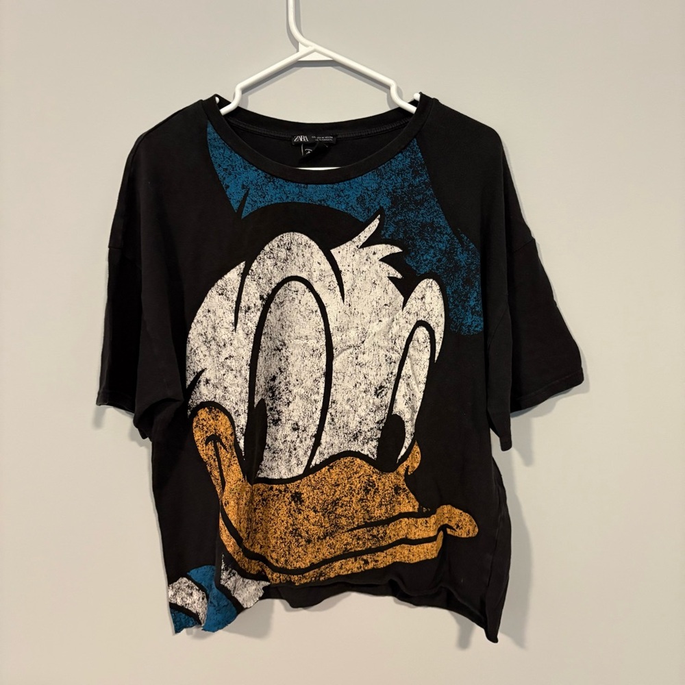 Zara Donald Duck Disney T-Shirt | Oversized